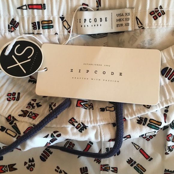 NWT Men’s Zipcode Retro Shorts XS - Picture 3 of 5